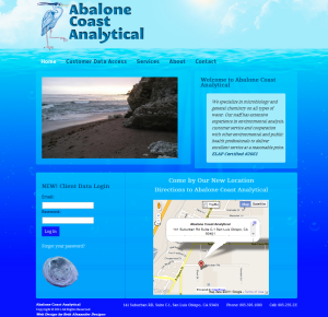 Abalone Coast Analytical Custom WordPress Site