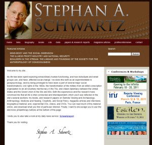 Stephan A. Schwartz Custom WordPress Site