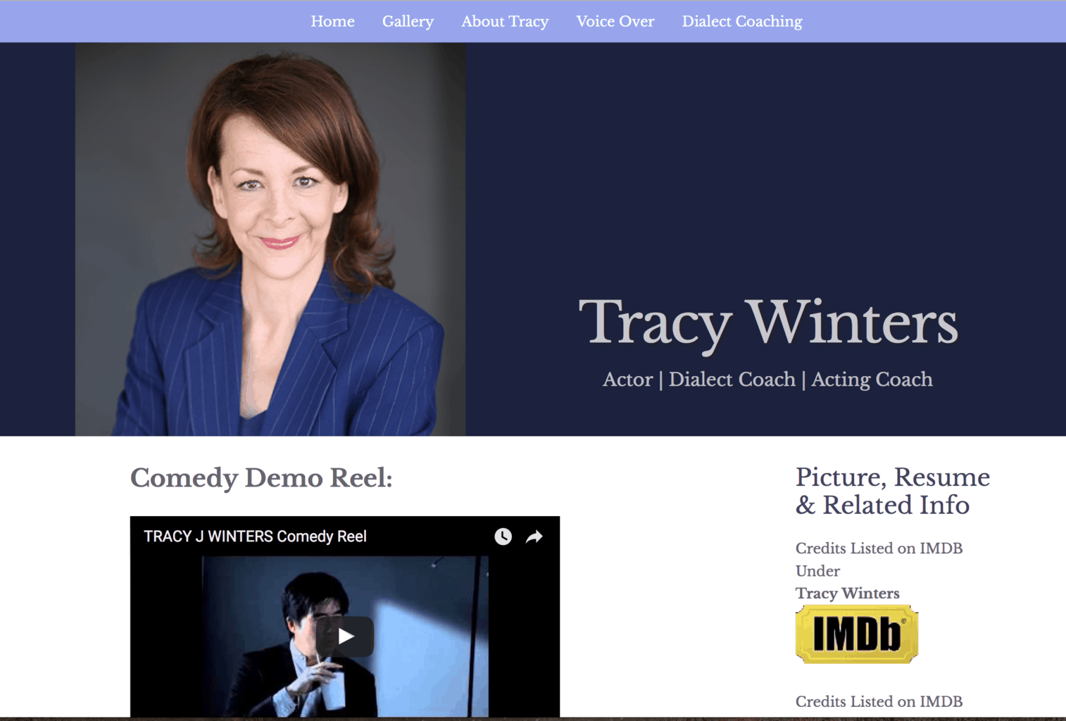Tracy Winters – Actor