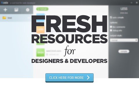 Fresh Resources for Web Designers and Developers – August 2013